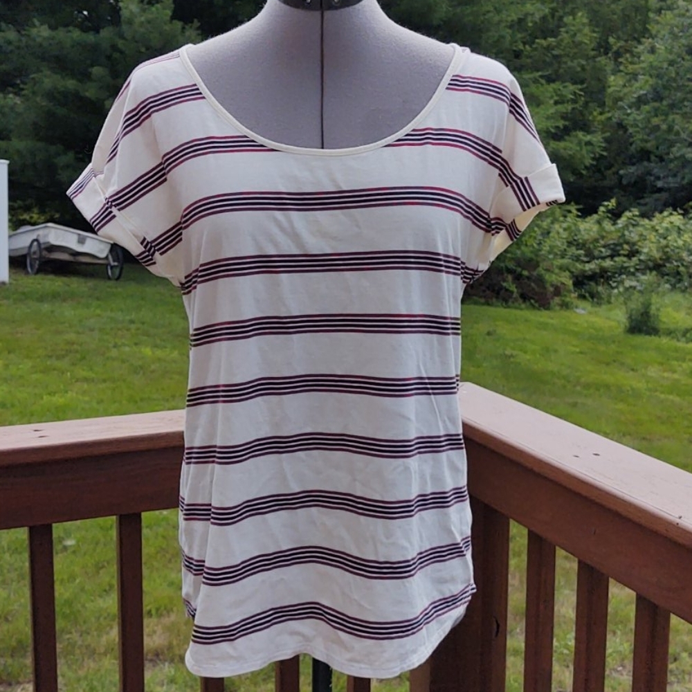 L.L. Bean Signature Women’s Stripe T-Shirt, Sz M